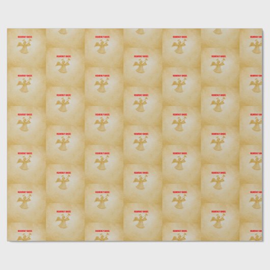 Himmlischer Angel Geschenkpapier (Flach)