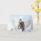 Himmlischer Angel Karte (Gelbe Blume)