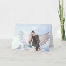 Himmlischer Angel Karte