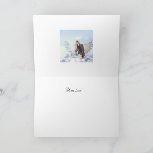 Himmlischer Angel Karte (Innenseite)