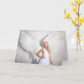 Himmlischer Angel Karte (Gelbe Blume)