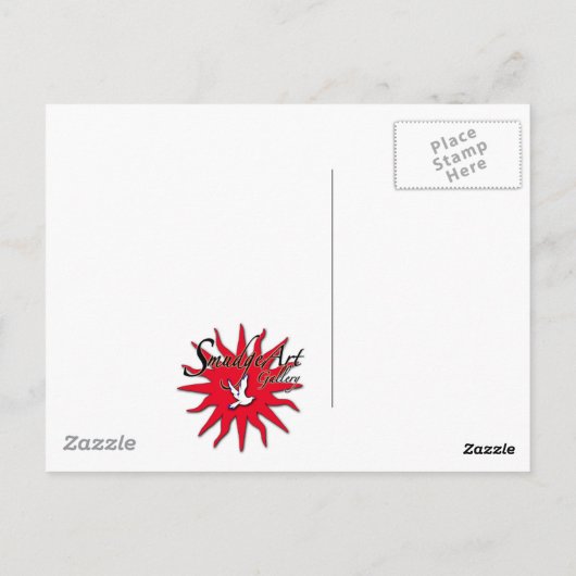 Himmlischer Angel Postkarte (Rückseite)