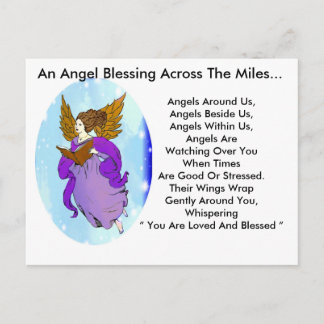 Himmlischer Angel Postkarte