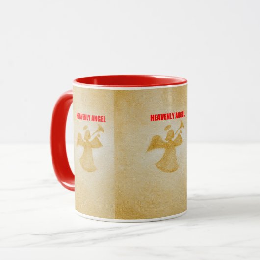 Himmlischer Angel Tasse (Vorderseite Links)