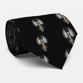 Himmlischer Angel Wing Cross Fraktal Art Krawatte (Gerollt)