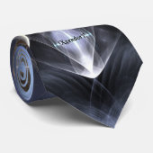 Himmlischer Angel Wing Cross Fraktal Art Krawatte (Gerollt)