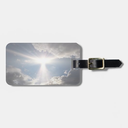 Himmlischer angelsächsischer Himmel Gepäckanhänger (Vorderseite horizontal)