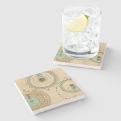 Himmlischer Atlas 6 Steinuntersetzer (Seitenansicht)