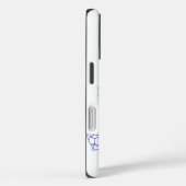 Himmlischer blauer Lebensbaum Linienkunst: Geometr Case-Mate iPhone Hülle (Rückseite / Rechts)