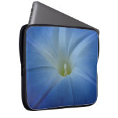 Himmlischer Blue Morning Glory Nah-Up Laptopschutzhülle (Vorne Rechts)