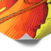 Himmlischer Bogenschütze und Adler Poster (Ecke)