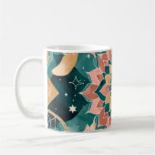Himmlischer Boho-Lotus-Traum-Becher | Rosa Kaffeetasse (Links)