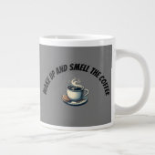 Himmlischer Canis Pianist Jumbo-Tasse (Rechts)