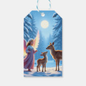 Himmlischer Cherub & Fantasy Guardians Kunstpostka Geschenkanhänger (Rückseite)