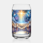 Himmlischer Chor unter dem Stern von Bethlehem Dosenglas (Rückseite)