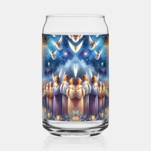 Himmlischer Chor unter dem Stern von Bethlehem Dosenglas (Rechts)