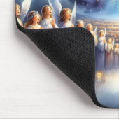 Himmlischer Chor unter dem Stern von Bethlehem Mousepad (Ecke)