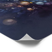 Himmlischer Chor unter dem Stern von Bethlehem Poster (Ecke)