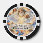 Himmlischer christlicher Pokerchip Pokerchips (Vorderseite)