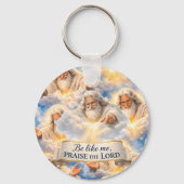 Himmlischer christlicher Schlüsselanhänger (Vorderseite)