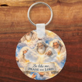 Himmlischer christlicher Schlüsselanhänger (Vorderseite)