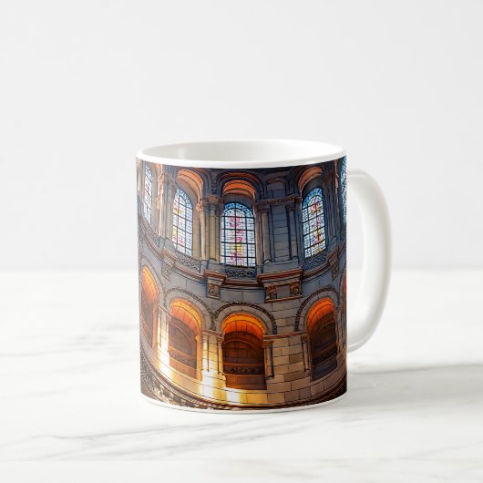 Himmlischer Dome-Glow Kaffeetasse (VorderseiteRechts)