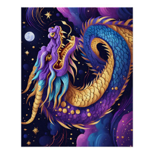 himmlischer Drache Poster