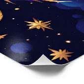 himmlischer Drache Poster (Ecke)