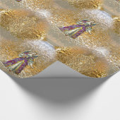 Himmlischer Engel des Lichttages Geschenkpapier (Ecke)