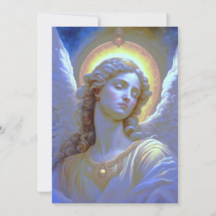 Himmlischer Engel im Glanz des göttlichen des Lich Einladung