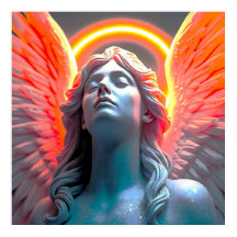 Himmlischer Engel im göttlichen Licht