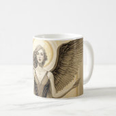 Himmlischer Engel Kaffeetasse (VorderseiteRechts)