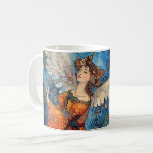 Himmlischer Engel Kaffeetasse (Vorderseite Links)