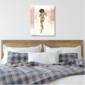 Himmlischer Engel Schöner Engel 2 Wrapped Canvas Leinwanddruck (Insitu (Schlafzimmer))