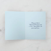 Himmlischer Engel, Weihnachtskarte Feiertagskarte (Innenseite)