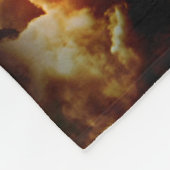 Himmlischer Engels-Engel Fleecedecke (Ecke)