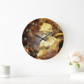 Himmlischer Engels-Engel Große Wanduhr (Zuhause)