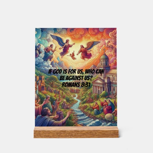 Himmlischer Fluss Acrylschild (Vorderseite)