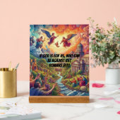 Himmlischer Fluss Acrylschild (Hochzeit)