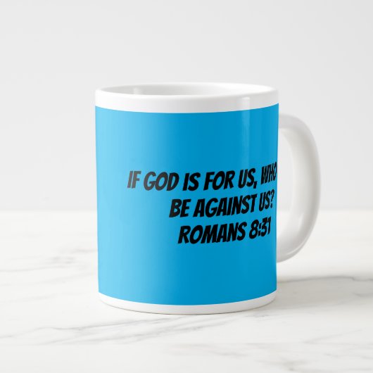 Himmlischer Fluss Jumbo-Tasse (Vorderseite Rechts)