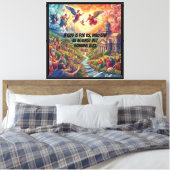 Himmlischer Fluss Leinwanddruck (Insitu (Schlafzimmer))