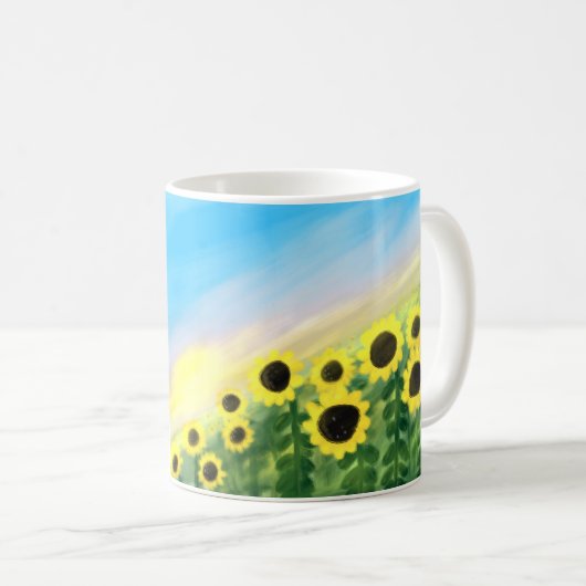 Himmlischer Freude Becher Kaffeetasse (VorderseiteRechts)