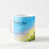Himmlischer Freude Becher Kaffeetasse (Vorderseite Links)