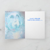 Himmlischer Freund des blauen Mondes Karte (Innenseite)