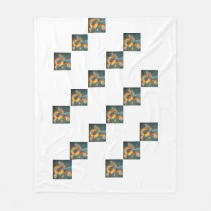 Himmlischer Friedensengel – Leuchtende Liebe Fleecedecke