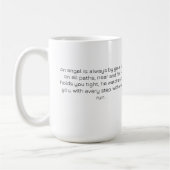 Himmlischer Friedensengel – Leuchtende Liebe Kaffeetasse (Links)