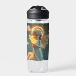 Himmlischer Friedensengel – Leuchtende Liebe Trinkflasche