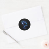 Himmlischer Fuchsgeist Runder Aufkleber (Umschlag)