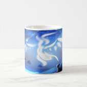 Himmlischer Fuchstraum Nachthimmel Fantasy-Kunst Kaffeetasse (Mittel)