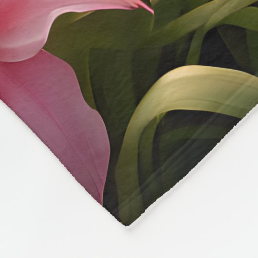 Himmlischer Garten Fleecedecke (Ecke)